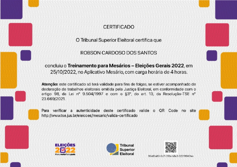 Certifica Do | PDF