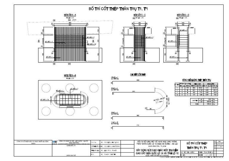 130-140-Bo Tri Cot Thep Be - Than Tru t1-t'1 Btc_mo-tru | PDF