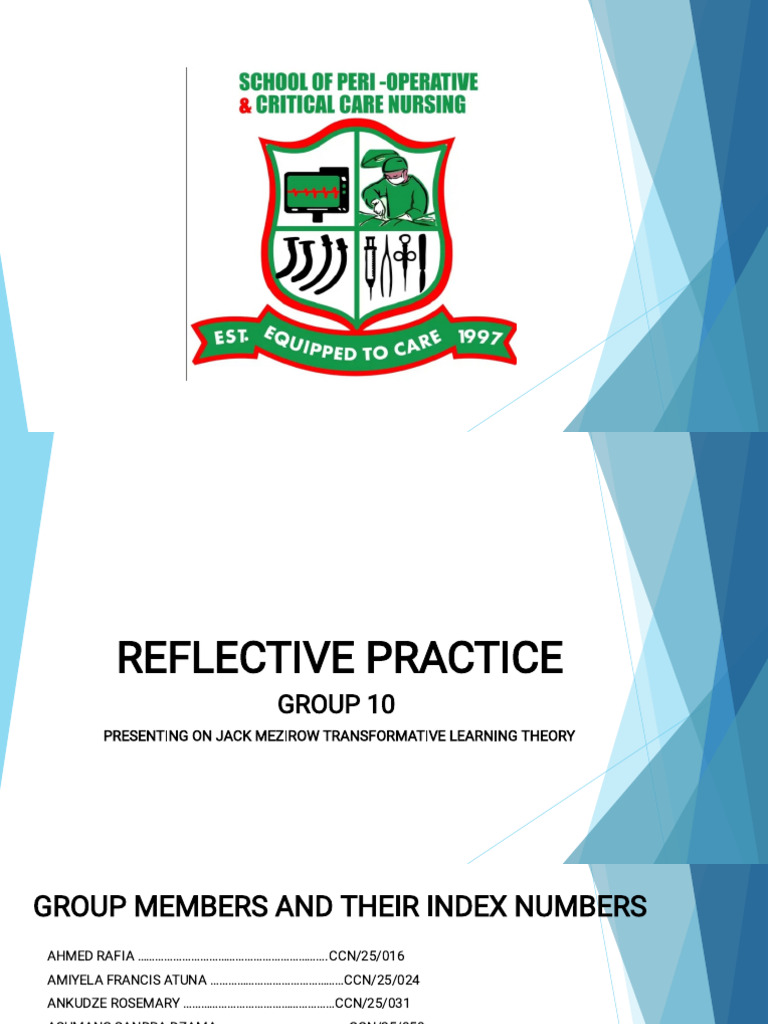 Reflective Practice Group 10_converted | PDF | Cognitive Psychology ...