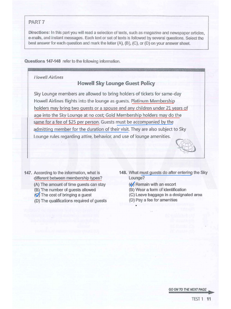 RC P7 TEST 1 | PDF