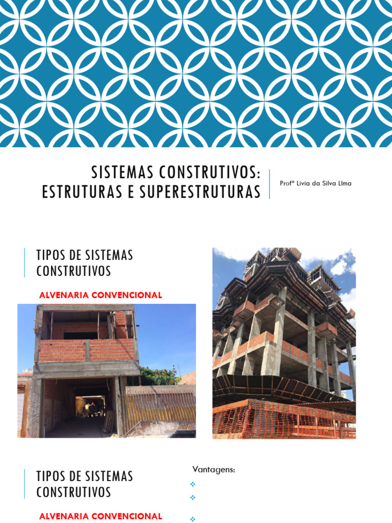Aula 03 - Tipos de Sistemas Construtivos | PDF