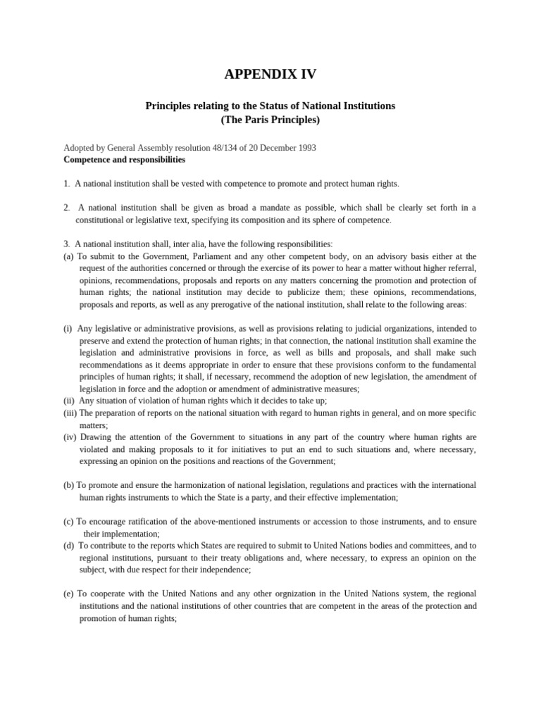 Appendix II | PDF | Human Rights | Justice