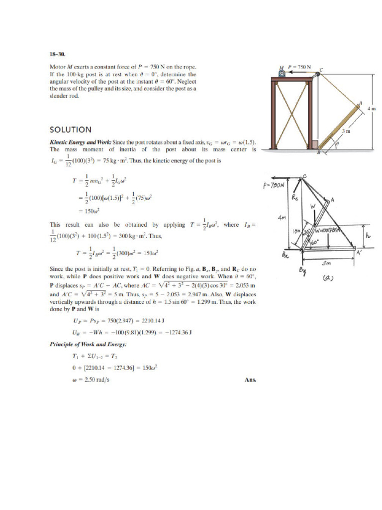 Hibeller Sample Problems on Rotational Dynamics | PDF