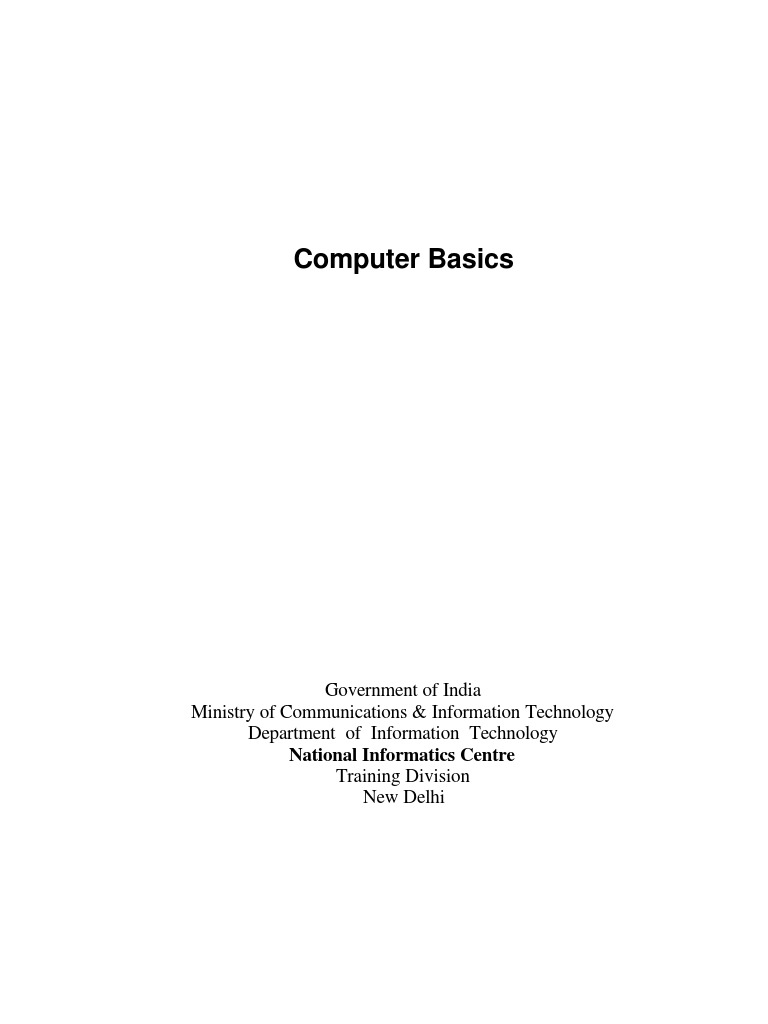 Computer Basics | PDF