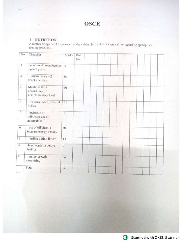 OSCE-1 | PDF