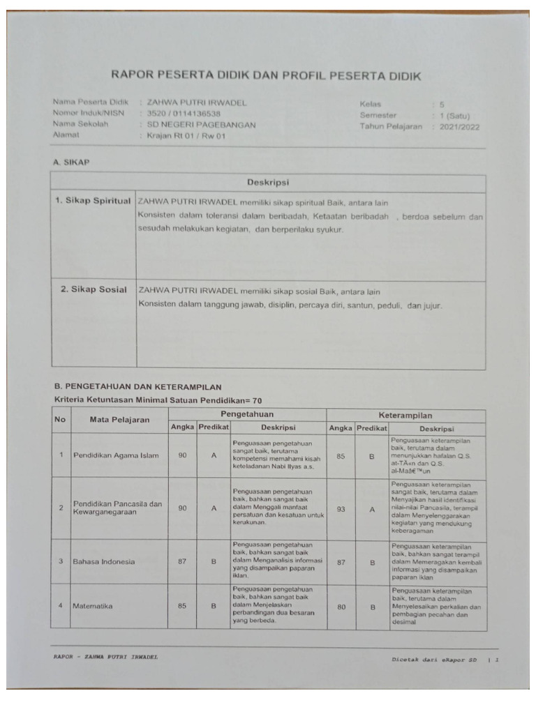 rapot | PDF