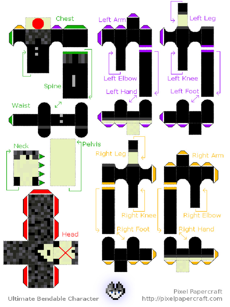 Minecraft Bendable Character (1) | PDF