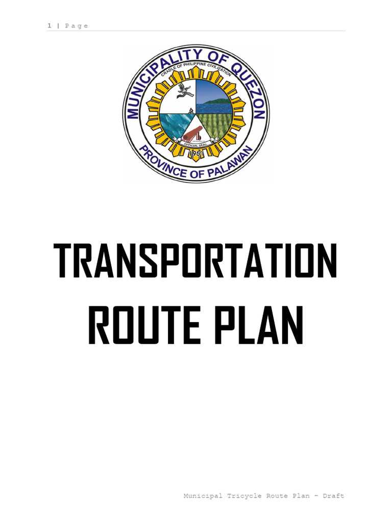 Municipal Route Plan | PDF | Teachers