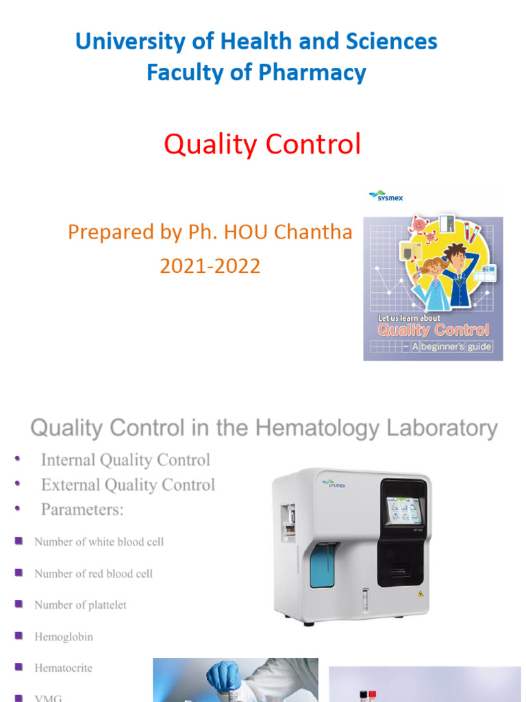 Quality Control in Hematology | PDF | Accuracy And Precision