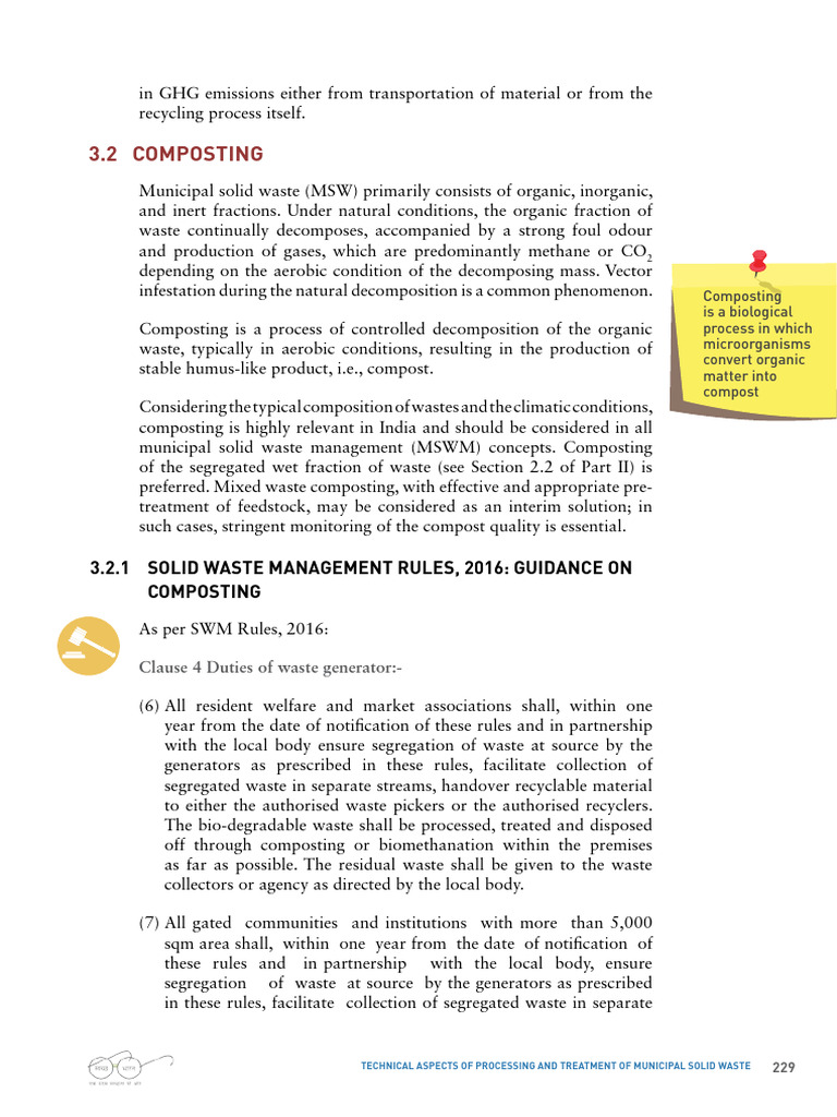Composting MSW Manual | PDF | Compost | Waste