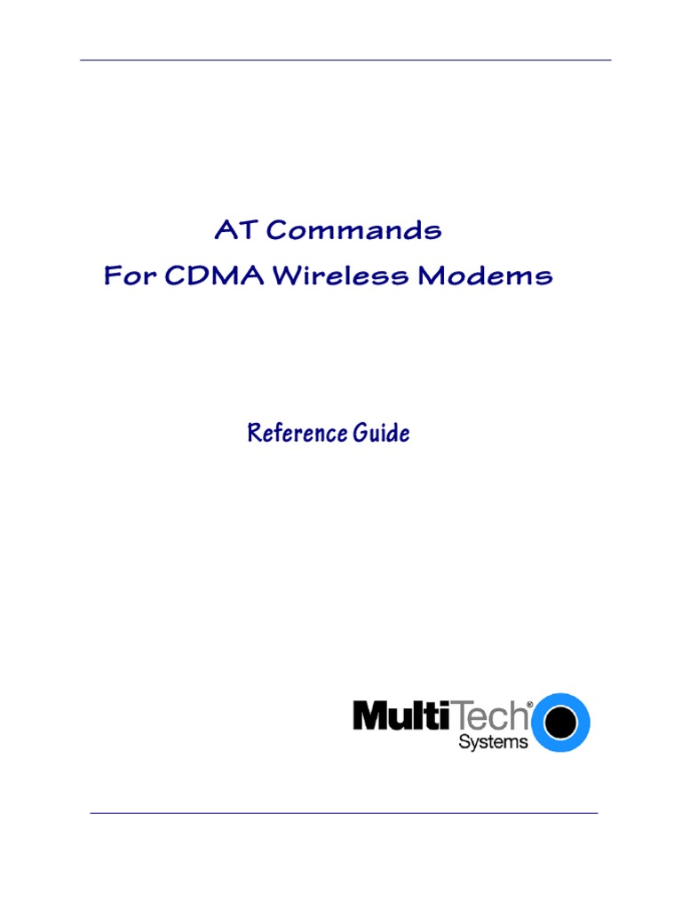 CDMA at Commands | PDF