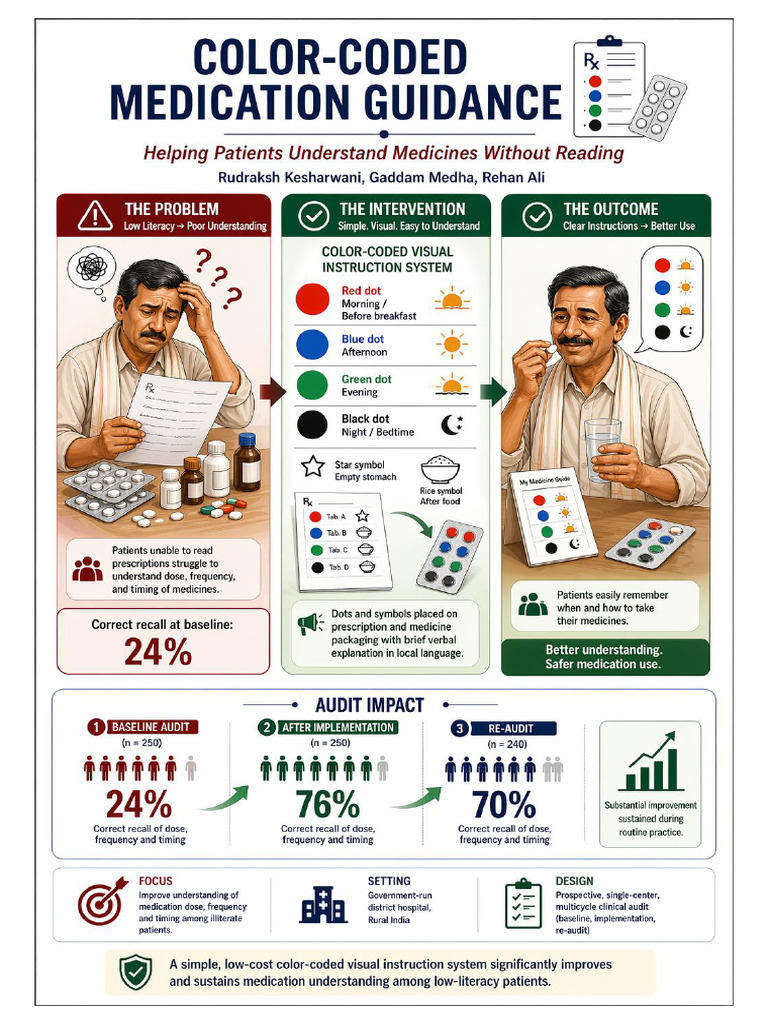 Audit Colour Medication | PDF | Literacy | Patient