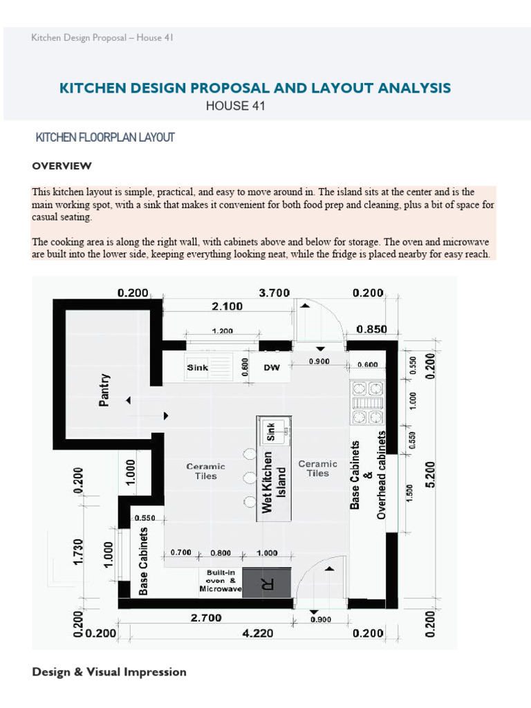 Kitchen 41 Layout | PDF