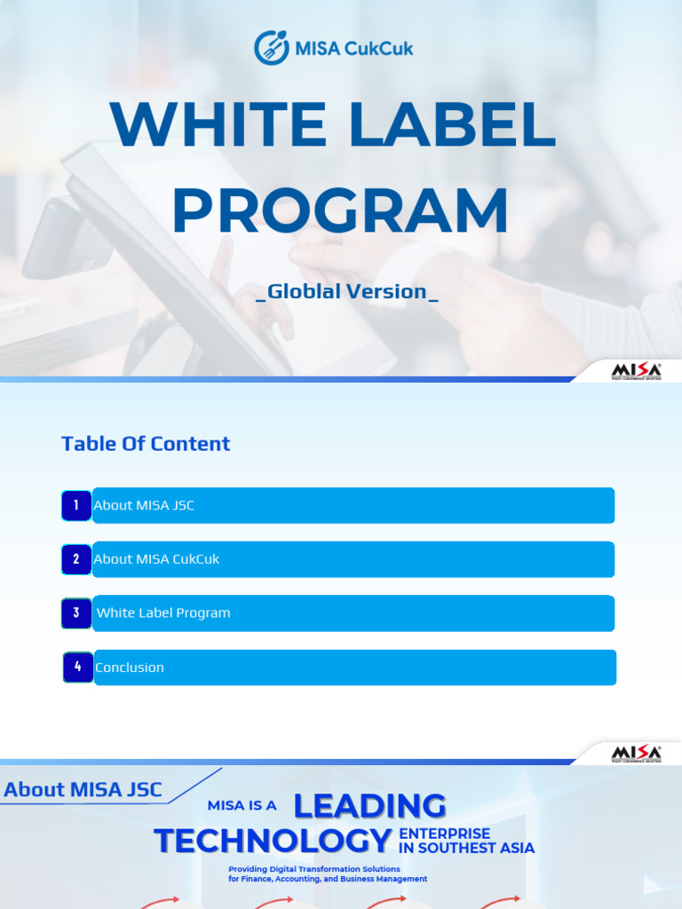 _White Label Program ( Official) (1) | PDF | Point Of Sale | Business