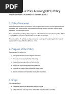 RPL Practitioner Application Guide | PDF