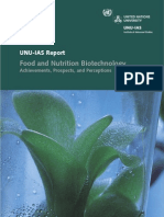Food and Nutrition Biotechnology: UNU-IAS Report
