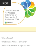 Alfresco - Community Versus Enterprise