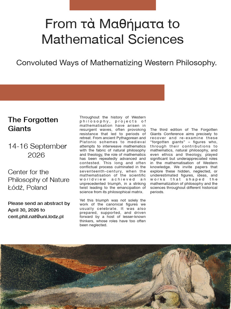 Plakat 2026 Poprawione Daty | PDF | Science