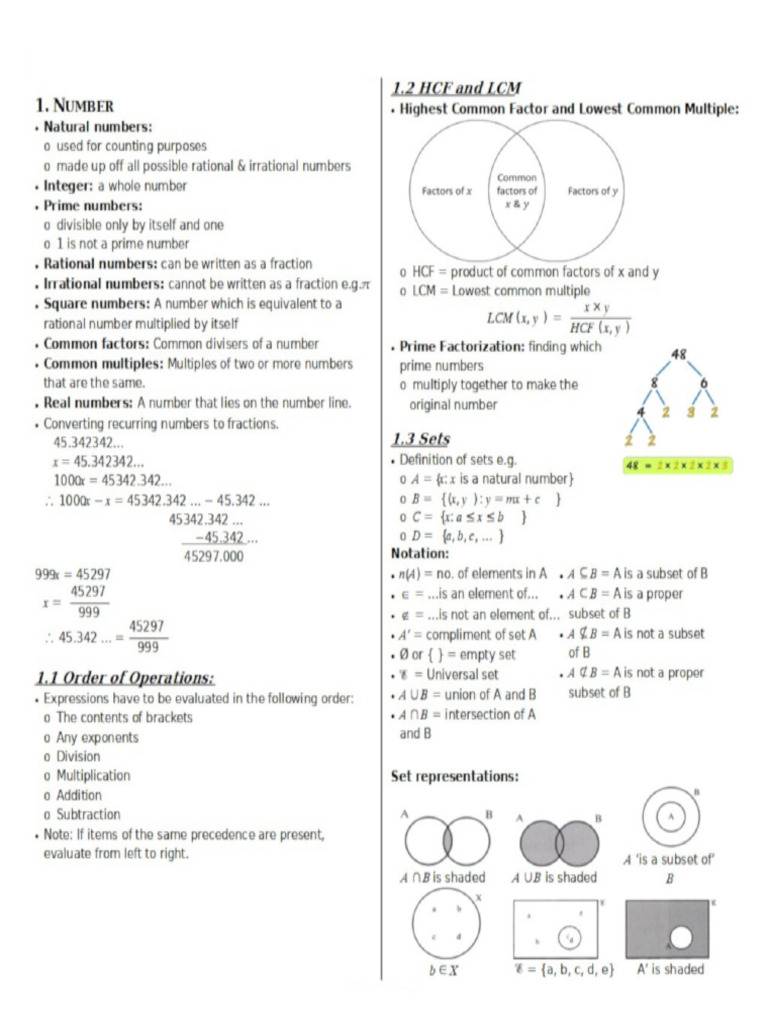 Toaz.info Igcse 0580 Formulas Pr Be4af0c81fb32230a6bad847c0e7d2f0 | PDF