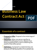 Business Law Contract Act 1872 (Part 1)