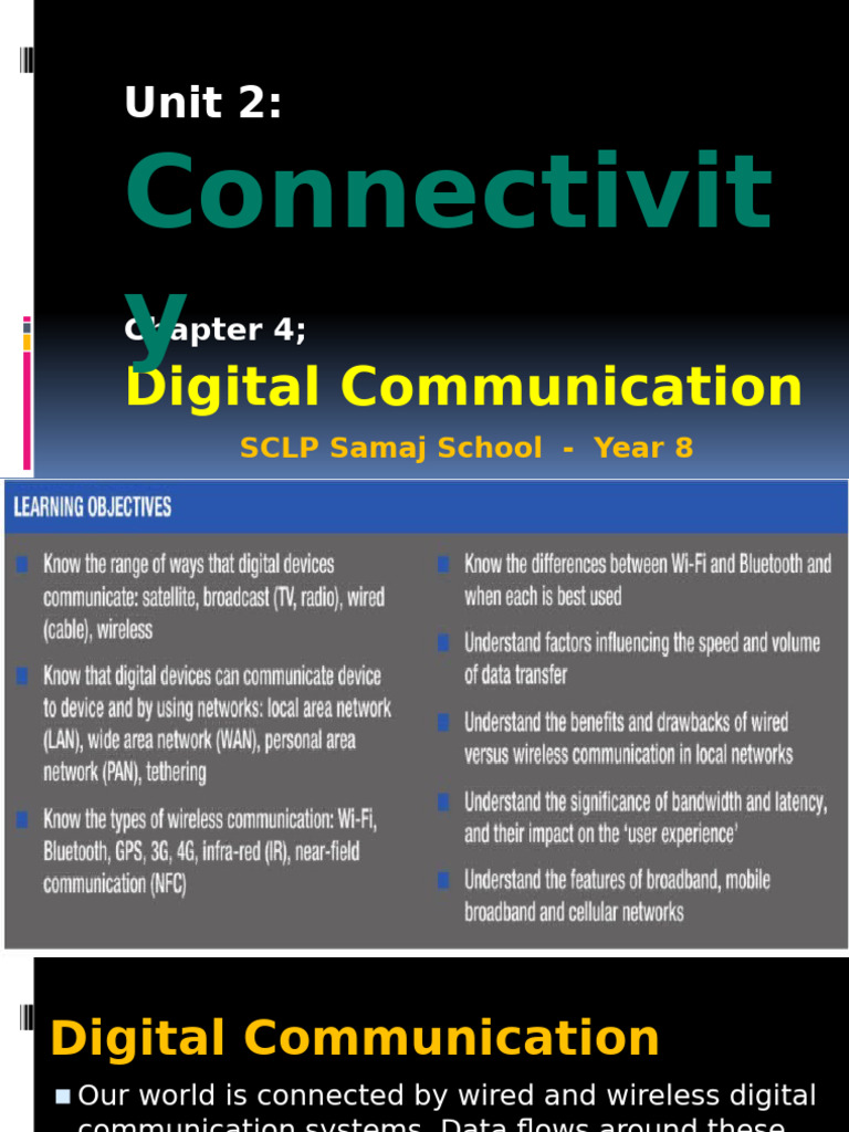 Unit 2.4 - Digital Communication | PDF | Computer Network ...