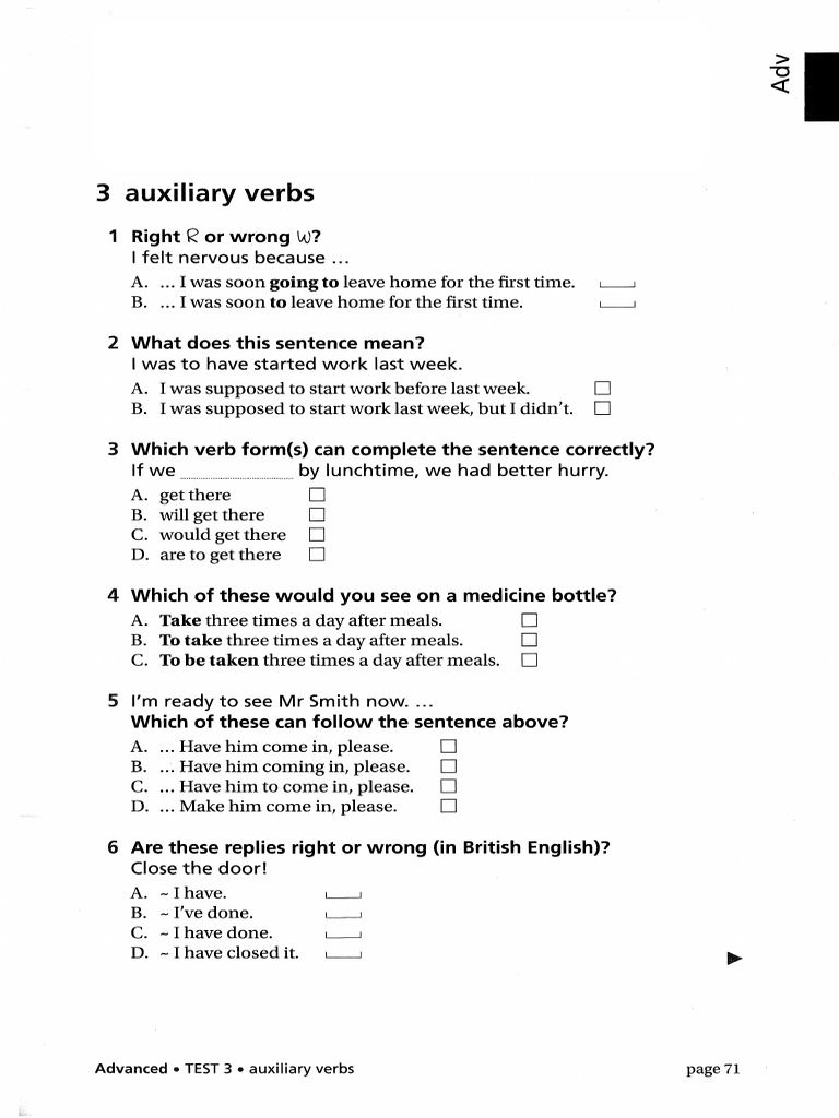 Grammar Scan (From Advanced) 3-4 | PDF | Linguistic Typology | Linguistics