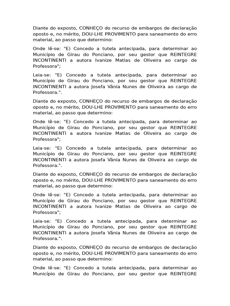 Diante Do Exposto | PDF | Julgamento sumário | Julgamento (jurídico)