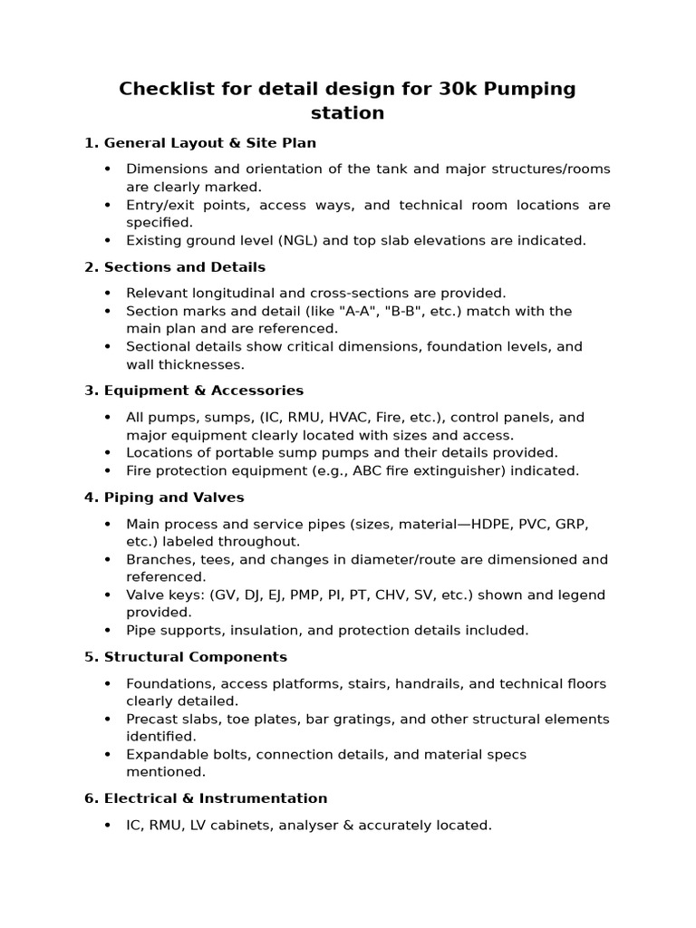 30k Tank Checklist | PDF