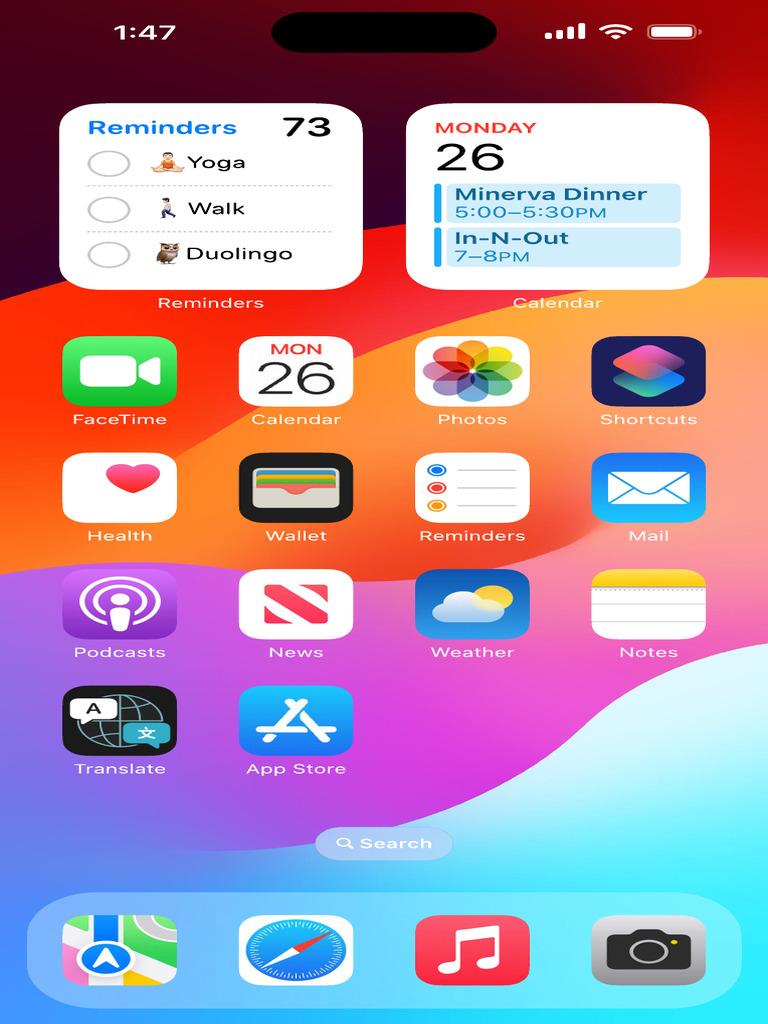 ? Home Screen | PDF