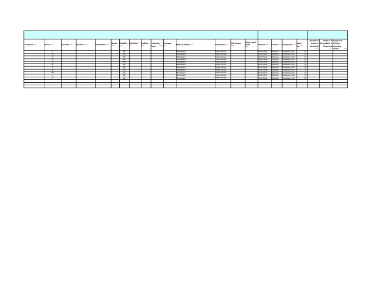 MON LABOUR EPWP REPORT Template | PDF