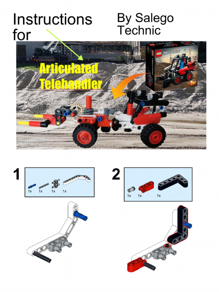 42116 Articulated Telehandler Instructions | PDF