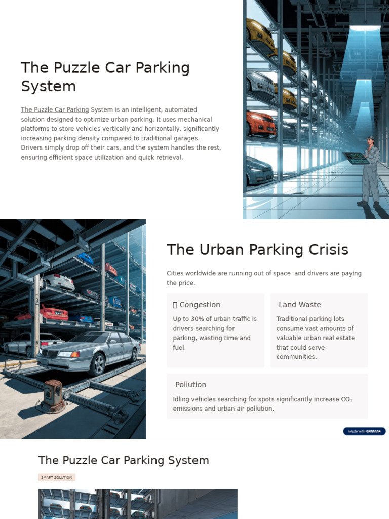 The Puzzle Car Parking System | PDF