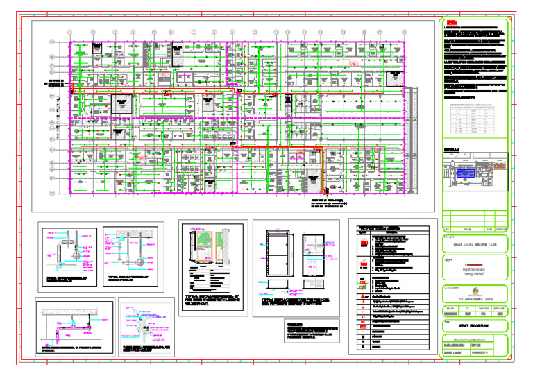 Sbe 26 001 Awh Ff 002 Internal Fire Protection Layout | PDF