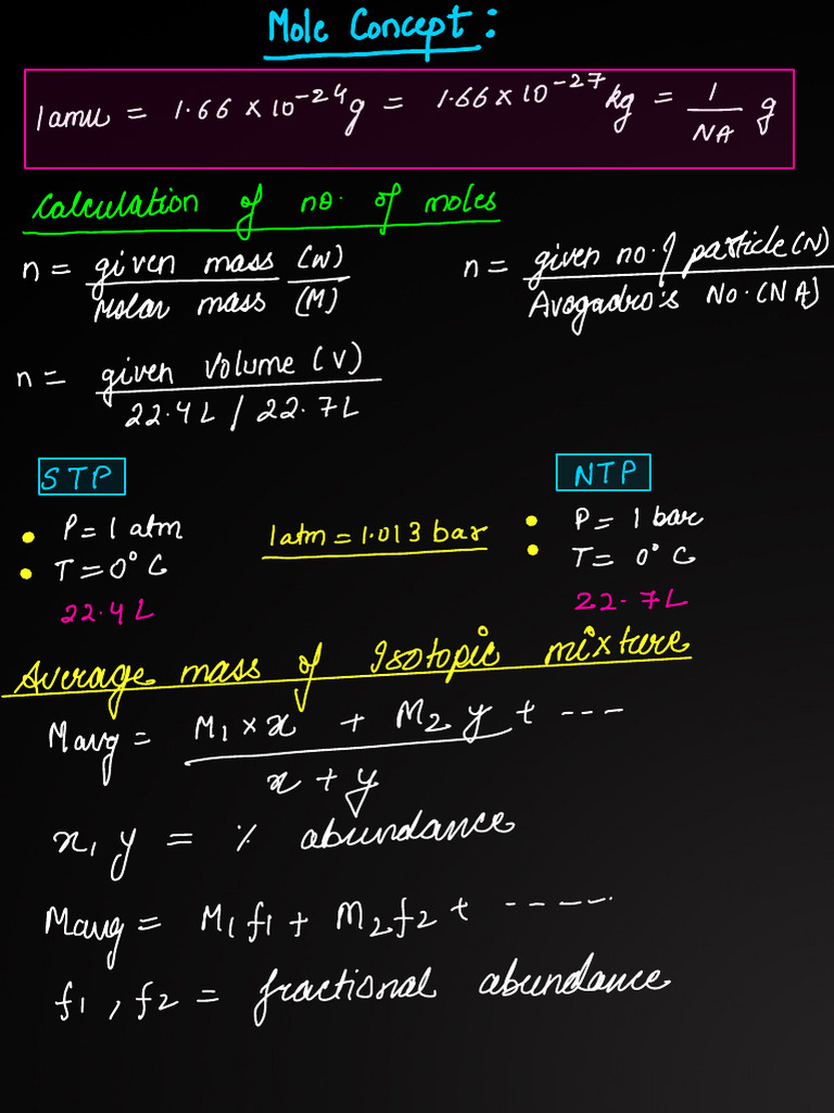 All Formulas PC by AkanshaKarnwal | PDF | Physical Chemistry ...