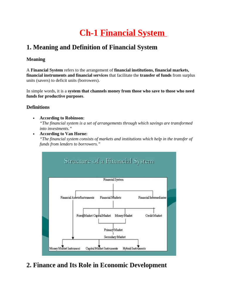 Unit-1 IFS-1 | PDF | Repurchase Agreement | Money Market