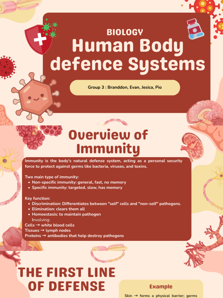 Human Body Defence Systems | PDF | Immune System | Antibody