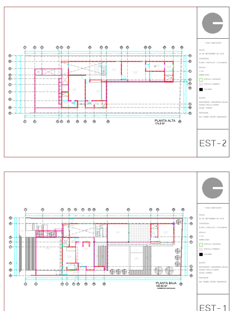 planos de estructuras | PDF