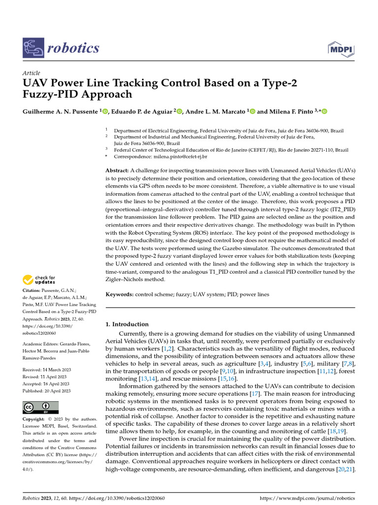 UAV_Power_Line_Tracking_Control_Based_on_a_Type-2_ | PDF