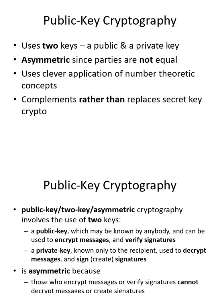 L10 RSA Diffi Key-Management1 | PDF | Public Key Cryptography | Key ...