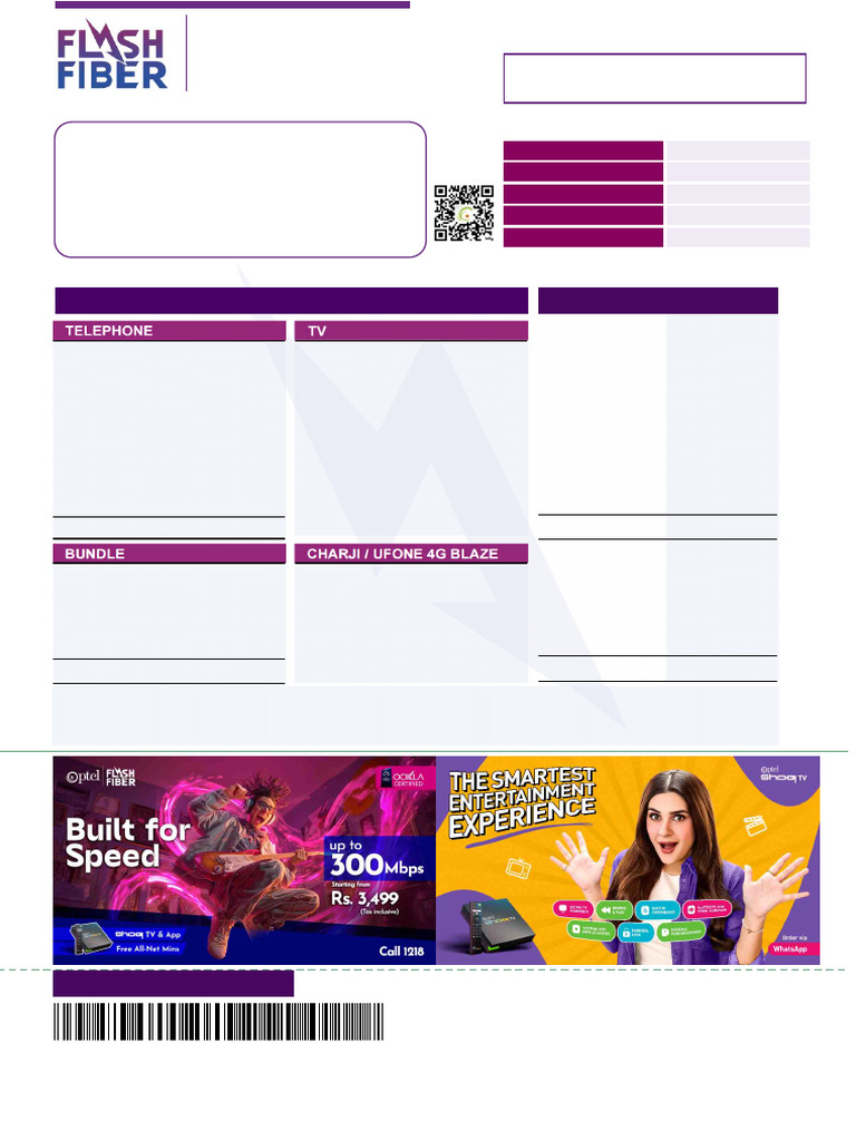 Monthly_Bill-1 | PDF | Payments