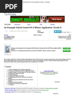 Download An Example SQLite Based iOS 4 iPhone Application Xcode 4 - Techotopia by Raul Estevez Bojos SN103825781 doc pdf