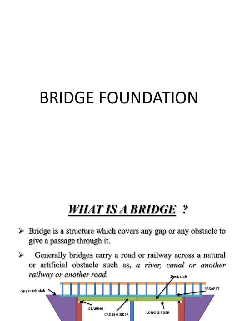 Bridge-foundation- And Site Selection Handout (1) | PDF | Foundation ...