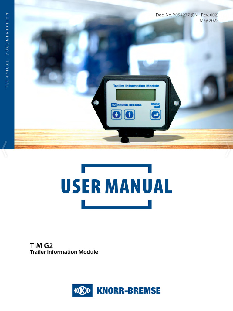 Handleiding Knorr (Tim g2)-Modulo Semi Remolque - Knorr Bremse | PDF ...