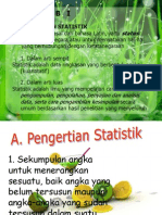 Pengertian Statistik