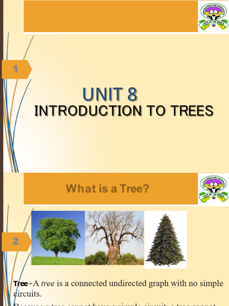 UNIT 8 Introduction to Trees | PDF | Mathematical Relations | Combinatorics