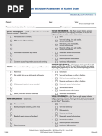 Glasgow Modified Alcohol Withdrawal Scale (GMAWS) | PDF