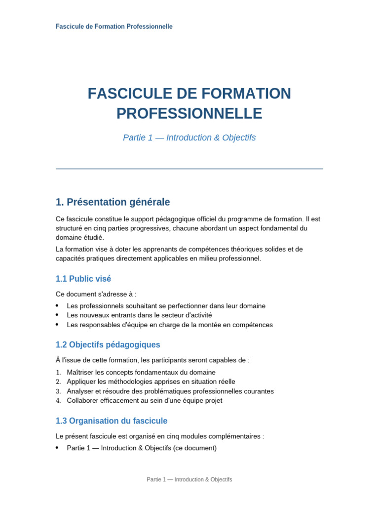 Partie1 Introduction Objectifs-1 | PDF