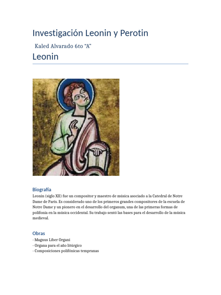 Leonin y Perotin | PDF