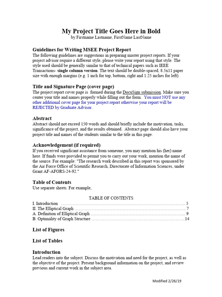 Project Report Guidelines | PDF | Computer Science | Computing