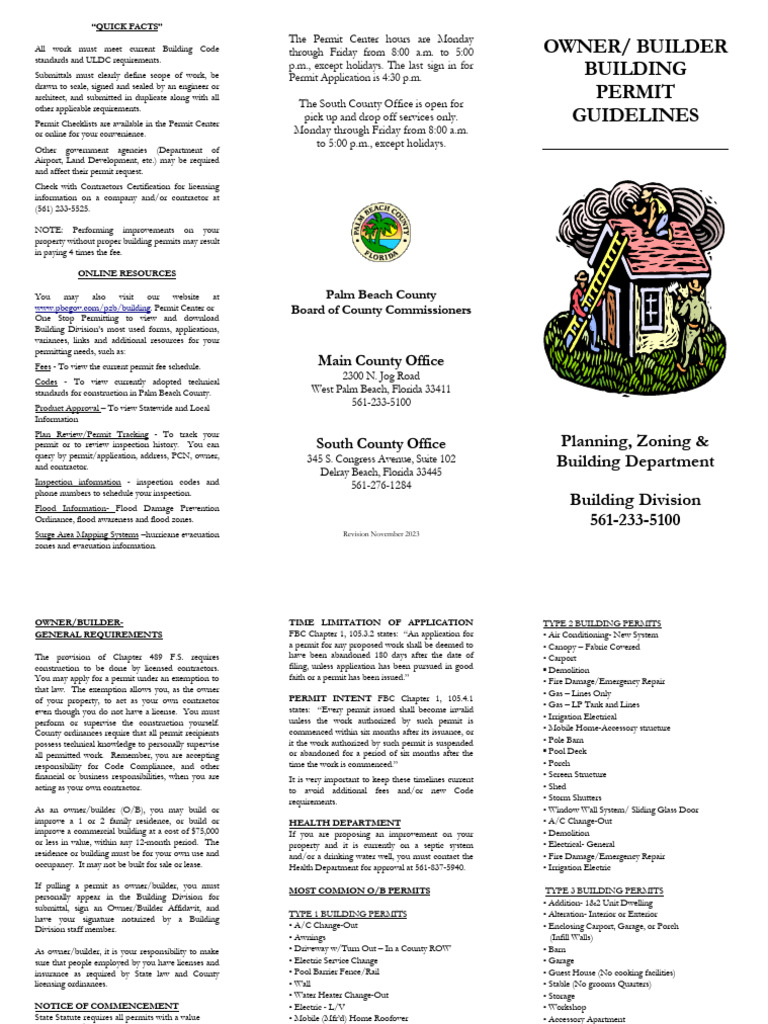 Owner Builder Guidelines | PDF | Building